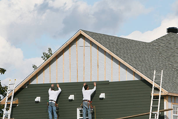 Professional Emergency Siding Repair technician working in Owings, MD